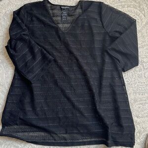 Black Beach Coverup XXL